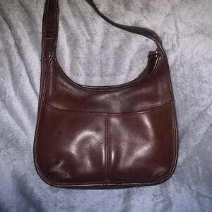 Vintage Coach Ergo 9033 Hobo Shoulder Bag Dark Brown Leather